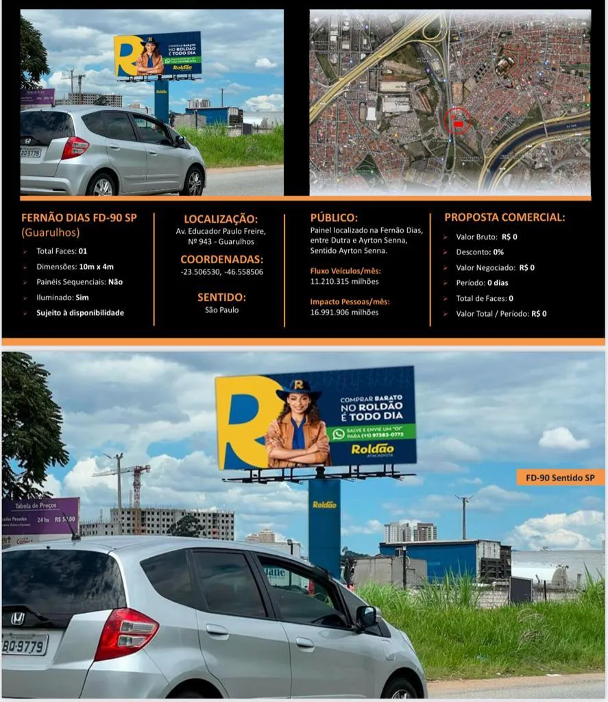 Frontlight – Av. Educador Paulo Freire, 943, Guarulhos - SP – Guarulhos/SP