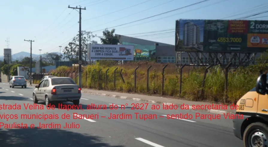 Outdoor em Barueri/SP – sentido Centro