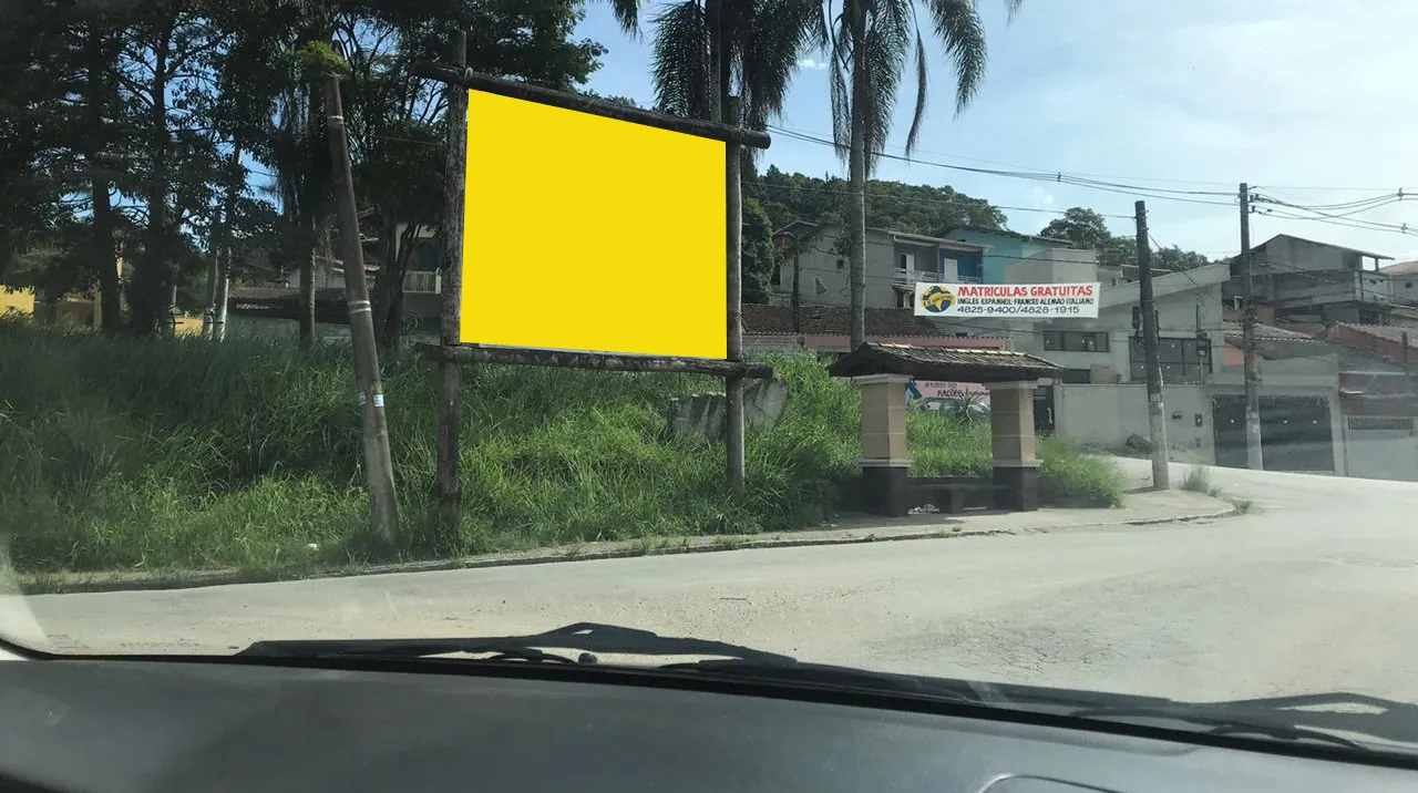 Outdoor – Rua Francisco Tometich, 13 Divisa Rib.Pires e Rio Gde Da Serra, Ribeirão Pires - SP – Ribeirão Pires/SP