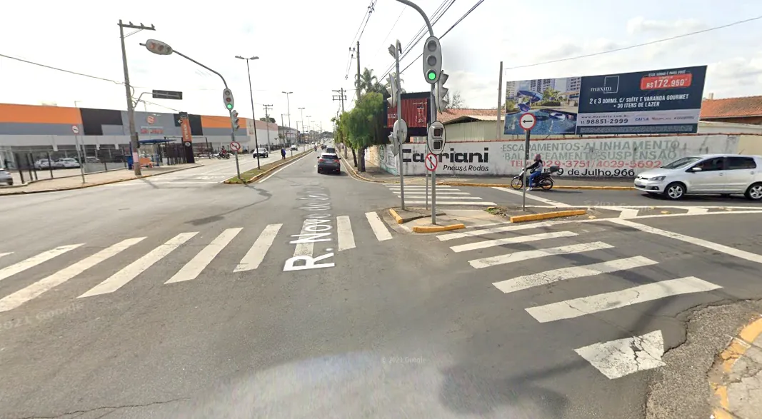 Rua Regente Feijó x Rua Nove de Julho (SP 079) – Salto/SP
