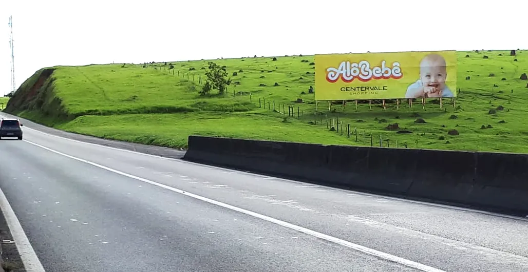 Painel Rodoviário Rod. Pres. Dutra km 124 – Caçapava/SP