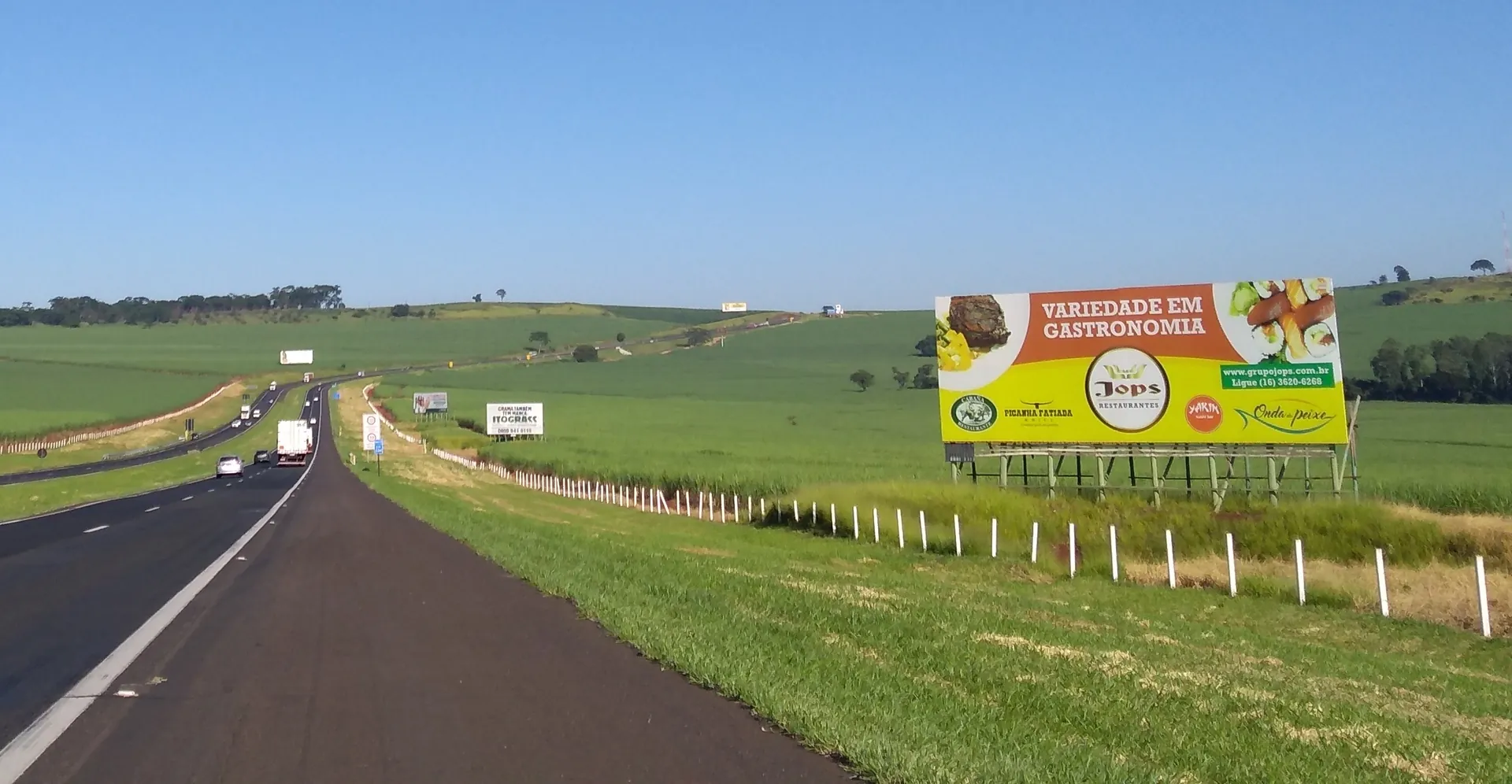 Painel Rodoviário – Rod. Anhanguera km 284,5, Cravinhos - SP – Cravinhos/SP