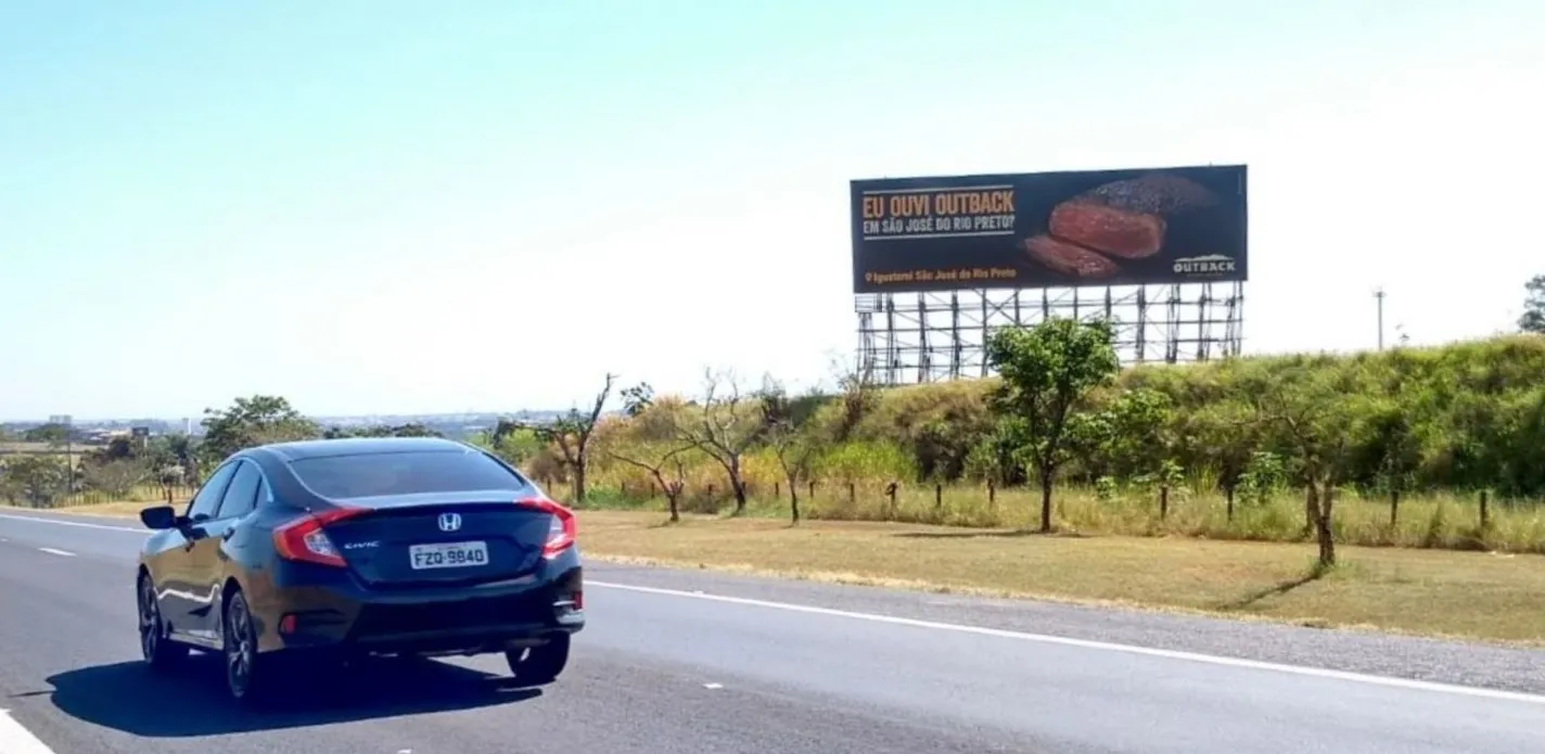 Painel Rodoviário – Rod. Washington Luís km 429.7, São José do Rio Preto - SP – São José do Rio Preto/SP