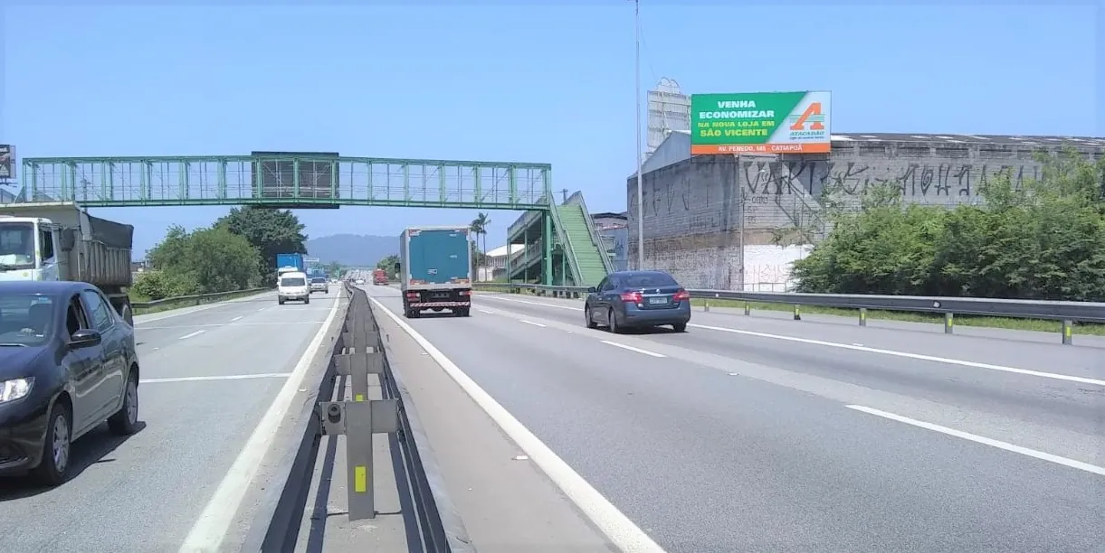Painel Rodoviário Rod. dos Imigrantes km 65 – São Vicente/SP